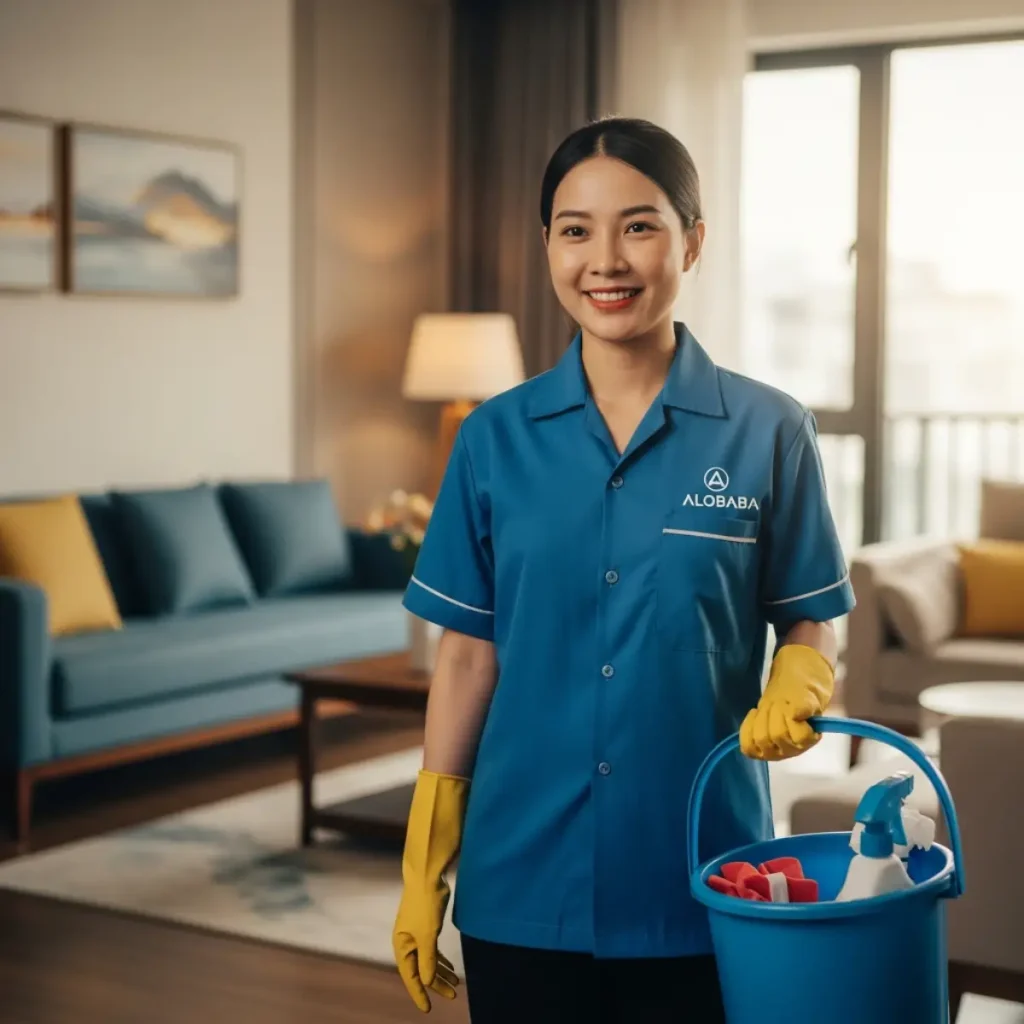 Dịch vụ vệ sinh theo giờ Hà Nội chuyên nghiệp uy tín ALOBABA