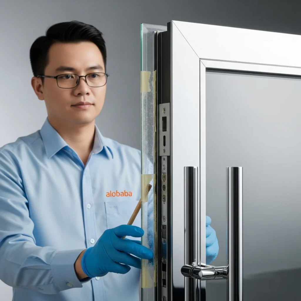 Mẹo tẩy vết băng keo và silicon trên khung nhôm cửa kính sáng bóng không xước sơn