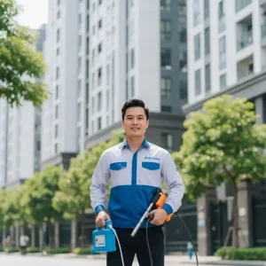 Dịch vụ thau rửa bể nước ngầm uy tín tại Long Biên của ALOBABA