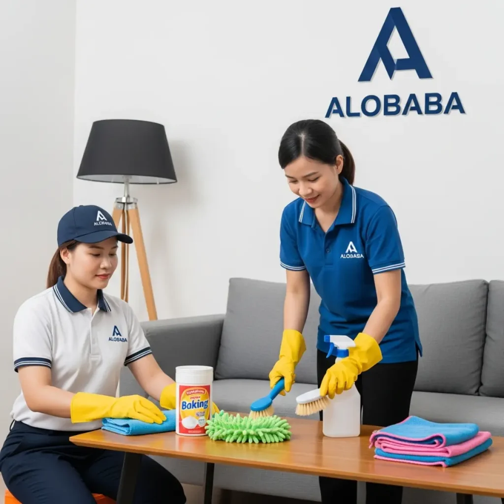 Các loại dụng cụ và hóa chất cần thiết để tự giặt sofa nỉ