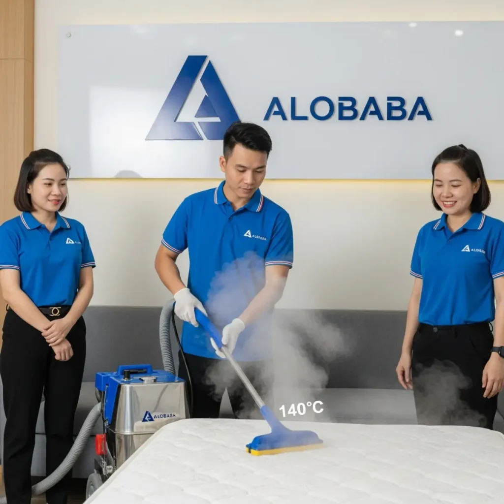 Dịch vụ giặt nệm hơi nước nóng diệt khuẩn tại Phúc Đồng