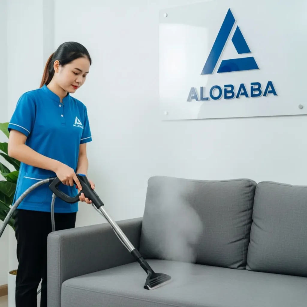 Dịch vụ giặt sofa chuyên sâu tại Gia Thụy bằng công nghệ hơi nước nóng