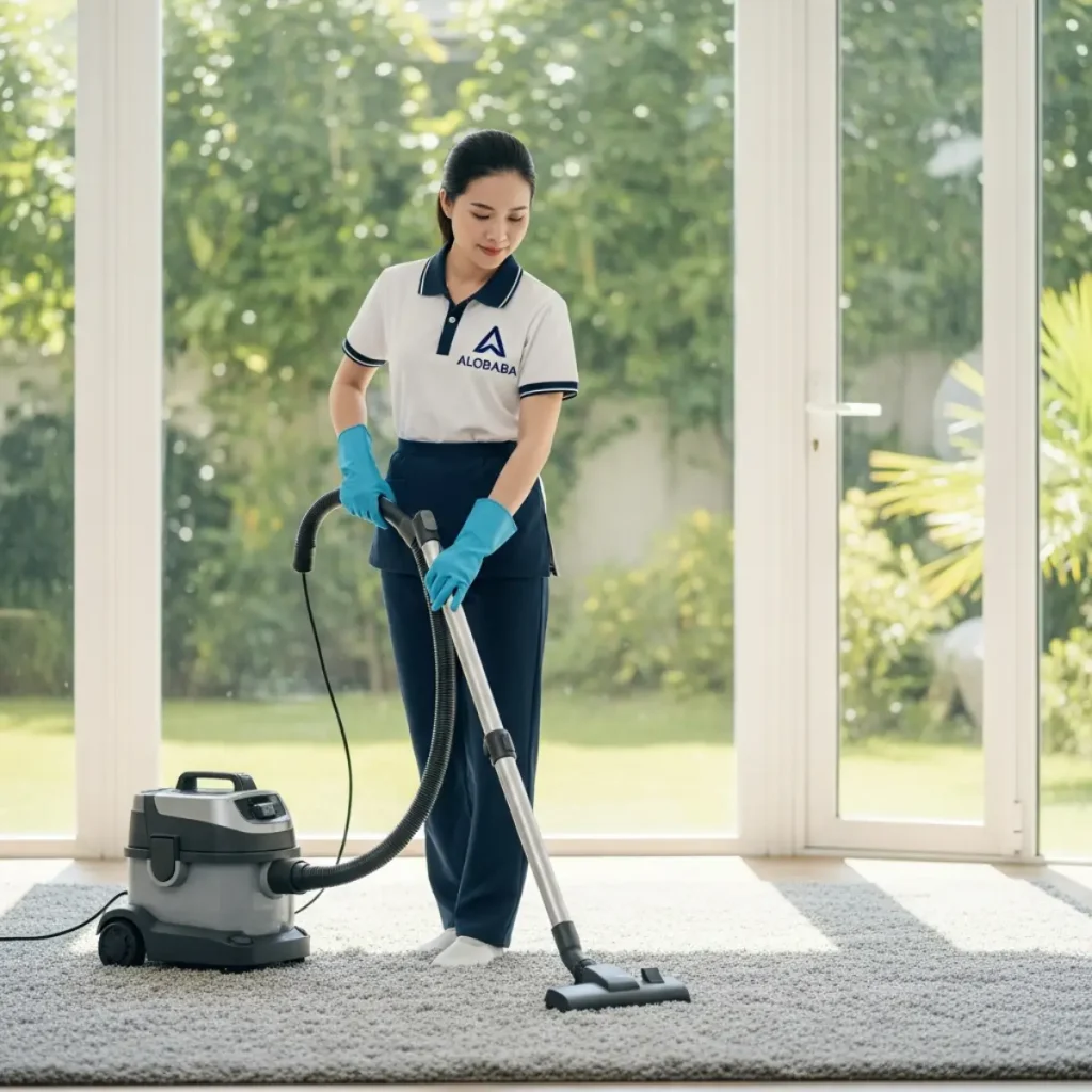 Sử dụng máy hút bụi HEPA loại bỏ bụi mịn cho biệt thự ven sông