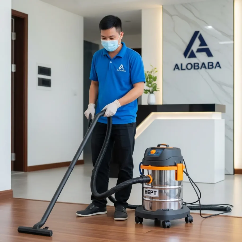 Vệ sinh sau bàn giao nhà mới chuyên nghiệp tại Phúc Lợi Long Biên