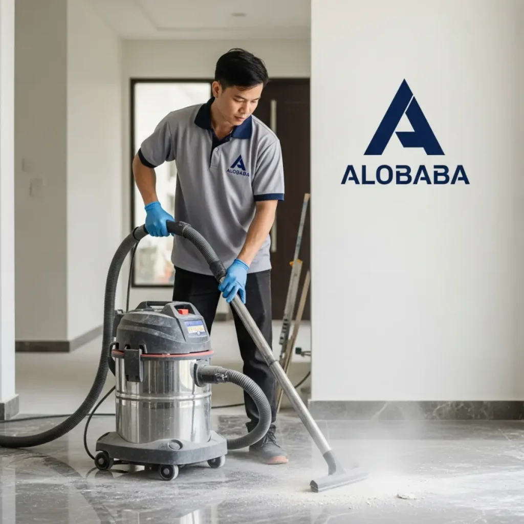 Dịch vụ vệ sinh sau cải tạo sửa chữa nhà phố tại Bồ Đề