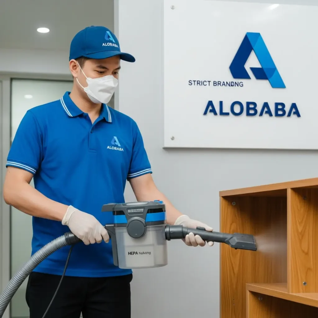 Sử dụng máy hút bụi HEPA xử lý bụi mịn tại khu dân cư Thượng Thanh