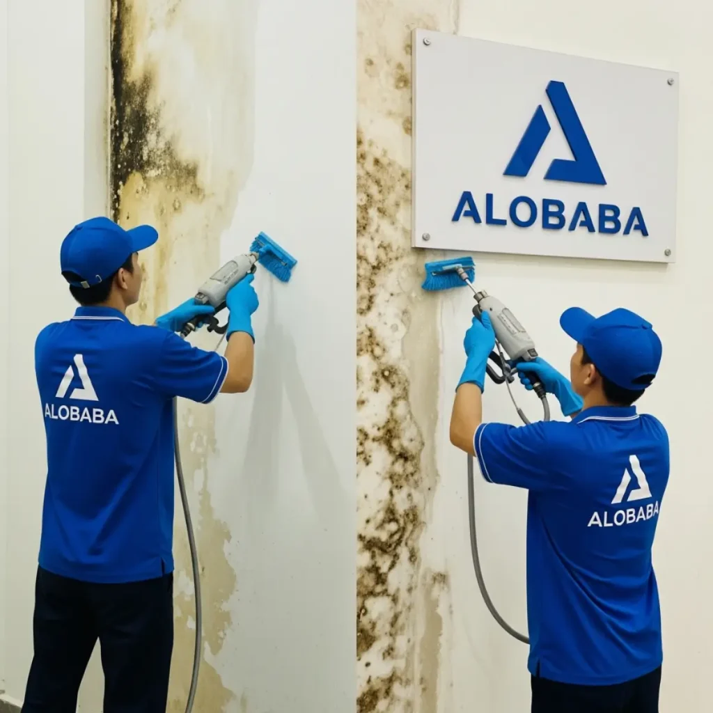 Dịch vụ xử lý nấm mốc tường nhà chuyên nghiệp cho cư dân ven sông Hồng